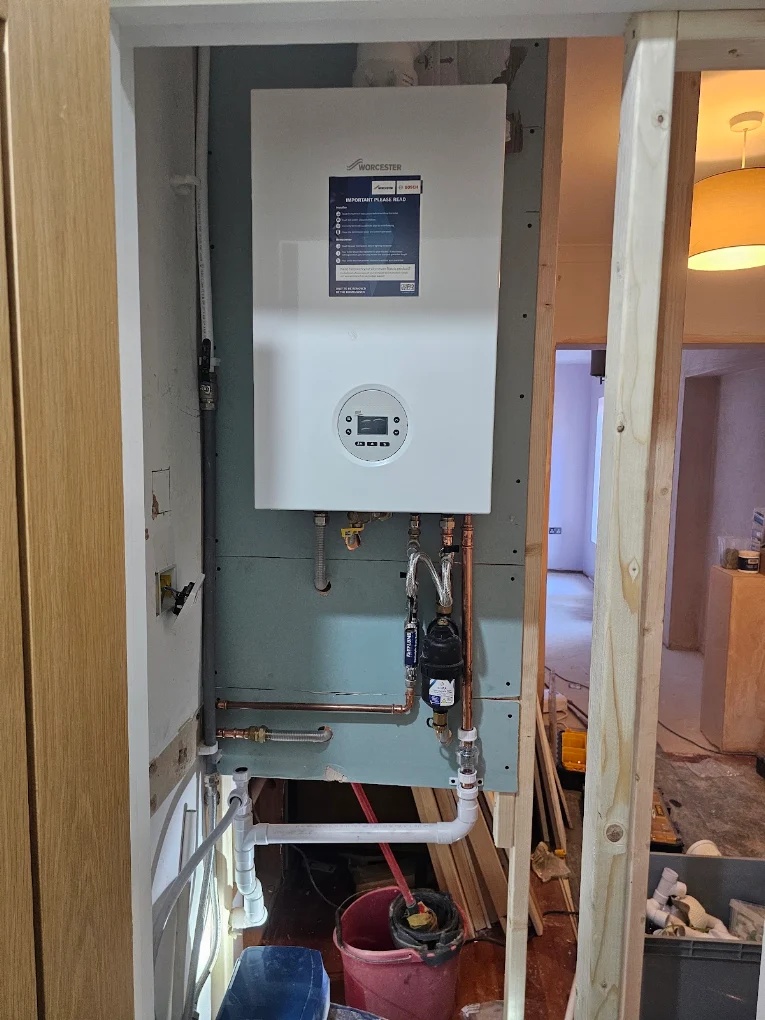 Worcester Bosch boiler fitted during a renovation